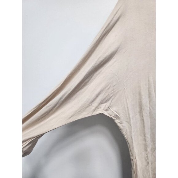 Bleu Womens Tunic Top Size Large Cream Animal Print Dolman Sleeve Embellished - Picture 6 of 6